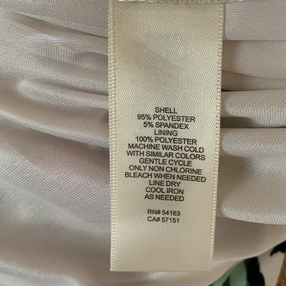 Eliza J White Floral Sleeveless Midi Dress Size 4P - Picture 8 of 9